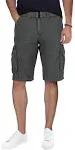 Raw X Men&apos;s Belted 12.5&quot; Inseam Cargo Shorts