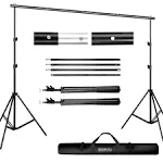 Backdrop Stand 6.5x10ft/2x3m,<wbr/>Photo Video Party Background Stand Support Syste...