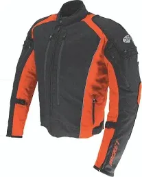 Joe Rocket Turbulent Men's Men's Street Motorcycle Jackets - Black/Red/Small