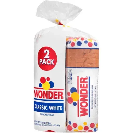 Wonder Bread Classic White Enriched 2 Pack