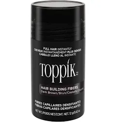 Toppik Hair Building Fibers, 3g Fill In Fine or Thinning Hair Instantly Thicker, Fuller Looking Hair 9 Shades for Men Women