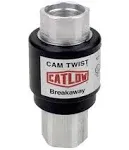 Catlow CTM375 3/4&#034; Female x 3/4&#034; Female Cam Twist Magnetic Breakaway Aluminum