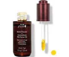 100% Pure | Multi-Vitamin + Antioxidants PM Facial Oil (1oz) New!