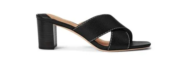 Lauren Ralph Lauren Women's Freddi Tumbled Leather Sandal