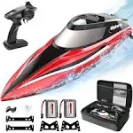 Alpharev Rc Boat - R208 20+ Mph Fast Remote Control Boat For Pool &