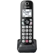 PANASONIC KX-TGDA83 METALLIC BLACK DECT 6.0 CORDLESS PHONE, HANDSET ONLY - NEW