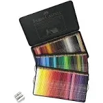 Faber-Castell Polychromos Artist Colored Pencils 120 Set w/ Pencil Sharpener