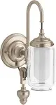 Kohler 72581 Artifacts Adjustable One-Light Sconce - Brushed Bronze