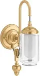 Kohler 72581 Artifacts Adjustable One-Light Sconce - Brushed Moderne Brass