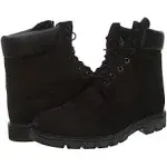 Timberland 6 Inch Classic Boot Black Nubuck Waterproof Boots