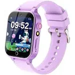 Vakzovy 1.54 inch Smart Watch for Girls Smart Watch for Kids with Camera Games Pedometer Video MP3 Flashlights Calculator Alarm Clock Children Touch