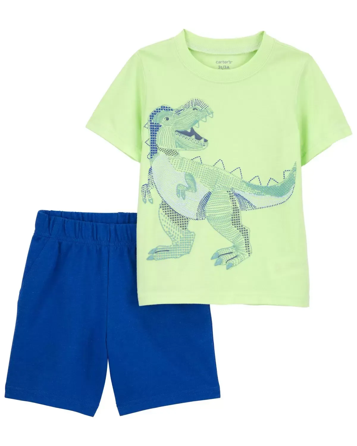 Baby 2-Piece Dinosaur Tee & Short Set