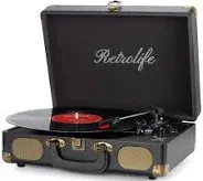 Retrolife Vinyl Record Player