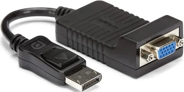 StarTech.com DisplayPort to VGA Adapter, Active DP to VGA Converter, 1080p Video