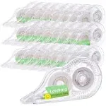 Lzerking Correct Correction Tape,White,32 Count,Transparent Dispenser Shows How Much Tape Is Remaining