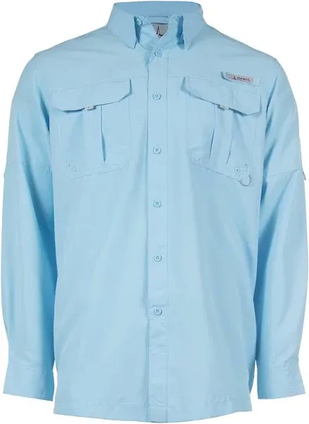 Habit Men's Fourche Mountain Long Sleeve River Guide Fishing Shirt