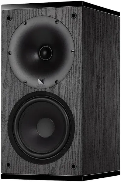 Monolith Encore B6 Bookshelf Speaker (Each) 6.5 Inch Powerful Woofer, 25mm Silk Dome Tweeter, Immersive Room Filling Sound, MDF Cabinet with Internal Bracing, Black