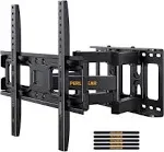 Perlegear TV Wall Mount Bracket Full Motion for 26-65 Inch LED LCD OLED Flat ...