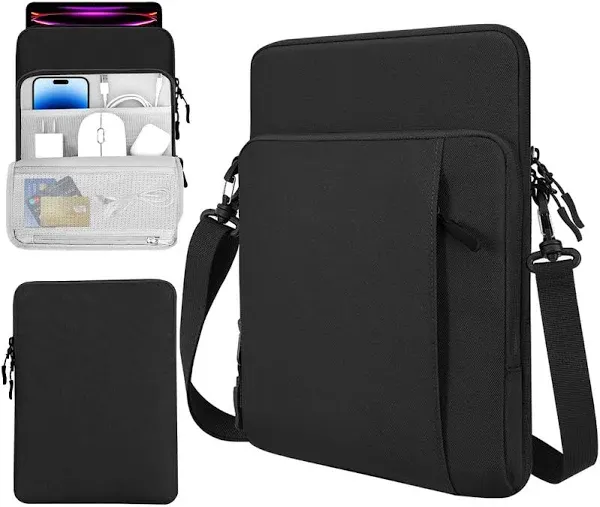 TiMOVO 13.3-14 Inch Laptop Sleeve Carrying Bag with Pockets for iPad Air 13 Inch 2024,iPad Pro 13 Inch 2024,MacBook Air 2022-2018,MacBook Pro M2/M2/M1 Pro/M1 Max,Galaxy Tab S9+/S8+ 12.4",Pink