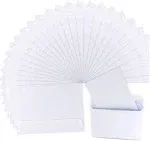 PRALB 200pcs Envelopes Self Seal, 4 x 6 Blank White Kraft Paper Envelopes Self Seal Business Envelopes for 4x6 Cards, Photos, Weddings, Invitations,No