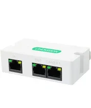 Mini 2 Port POE Extender Up to 1000ft Power Over Ethernet Over Cat5/6 Cable P...