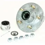 Trailer Wheel Hub Pre-Greased Complete Kit Galvanized 5 Lug (4.5) 84 3500lb