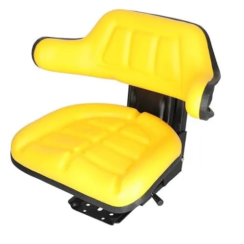 Seat Assembly - Vinyl Yellow Fits John Deere 1020 2355 2030 2040