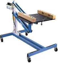 Power Train Lift with Tilting Plate, 1250 lbs. Capacity, 29-1/2" Lowered, 68-1/2" Raised