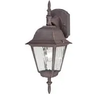 Westinghouse Lighting 67851 Outdoor Wall Lantern, Textured Rust Patina Finish