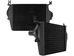 Mishimoto Cast End Tank Replacement Intercooler Black for 03-07 Ford Powerstroke