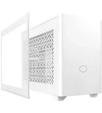 MasterBox NR200P V2, Tempered Glass, No PSU, Mini-ITX, White/Grey, Mini Tower Case