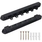 GSE Games & Sports Expert 2-Piece 6/8/12 Billiard Pool Cue Rack Wall Mounted Holders, Billiard Cue Sticks Wall Rack Set