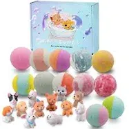 Bath Bombs for Kids with Puppy Toys Inside