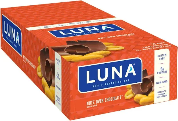 Luna Nutz Over Chocolate Whole Nutrition Bar