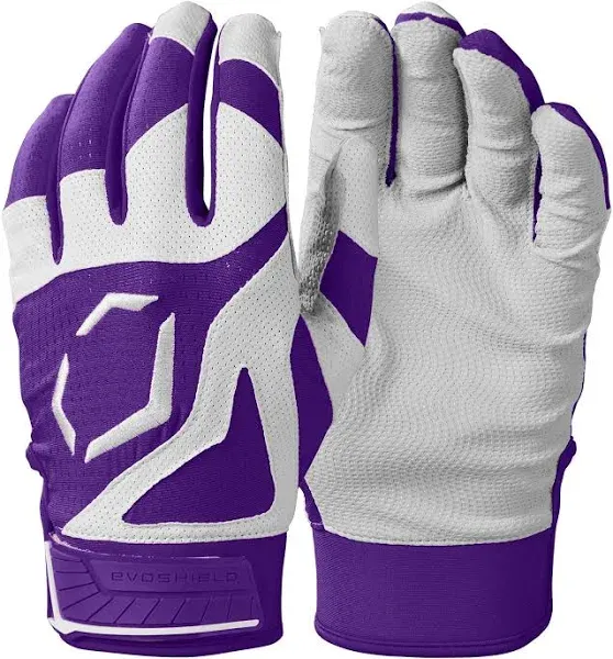 SRZ-1™ Youth Batting Gloves - Purple, Youth Large