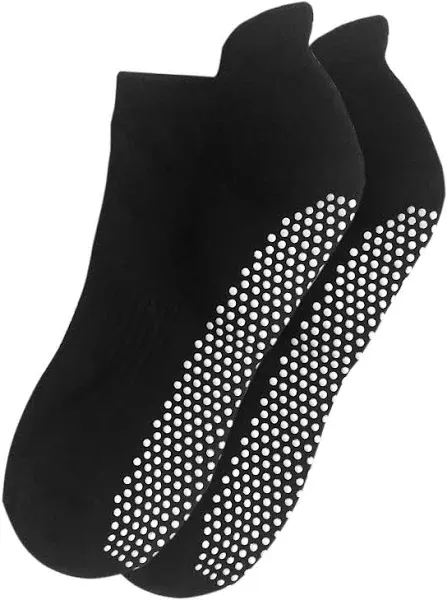 Anti Slip Non Skid Barre Yoga Pilates Hospital Ankle Socks with grips for Adults