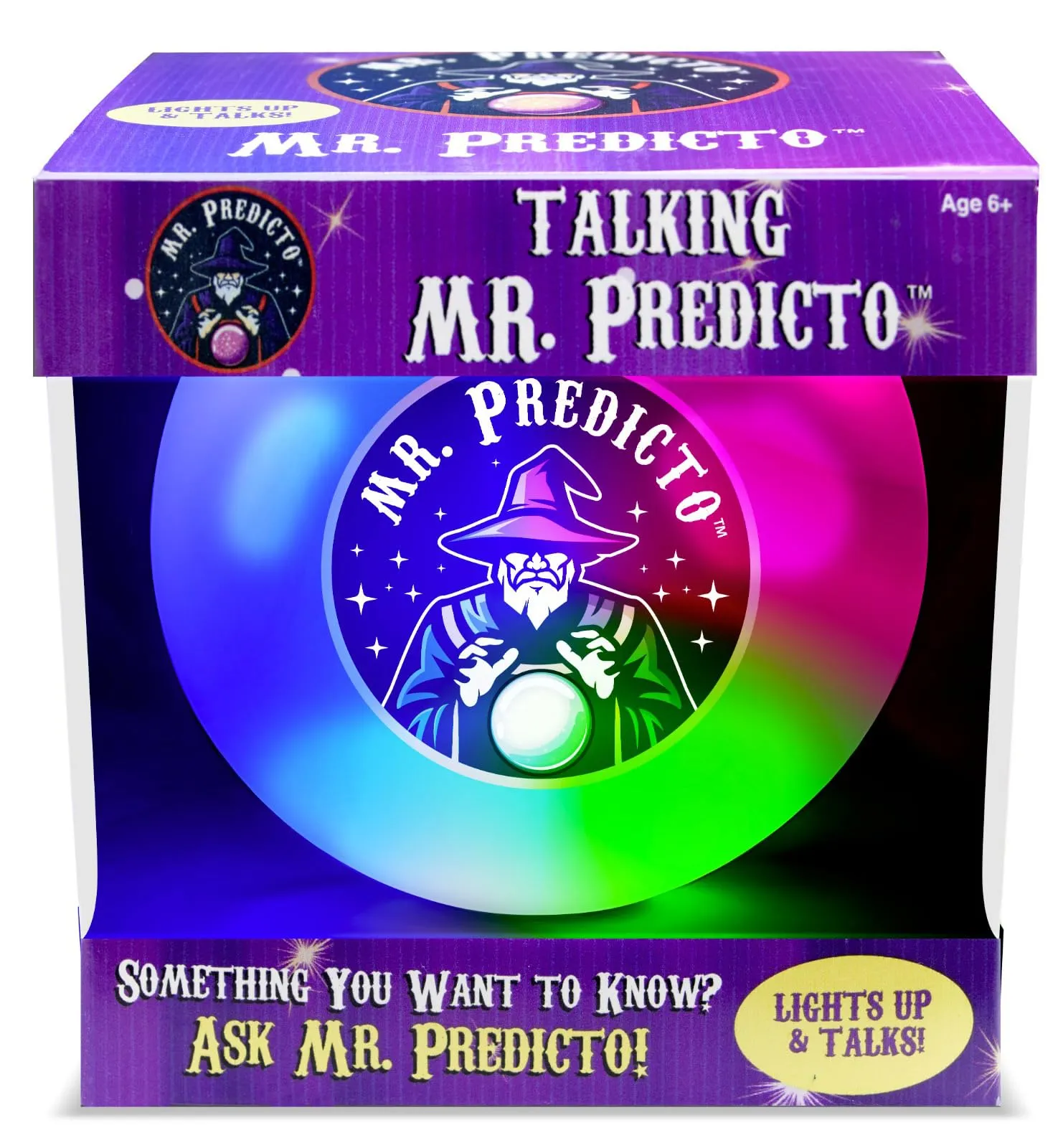 Mr. Predicto Magic Fortune Telling Talking Ball Toy Lights Up Talks Original Box