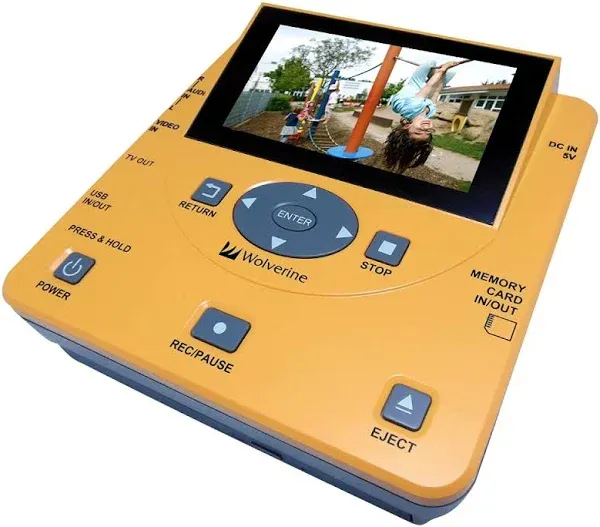 Wolverine TransMedia All-in-One Home Movies Digitizer / Player w/ 4.3&#034; Color LCD