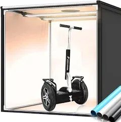 Photo Box, Bi-Color Photo Studio Box, 39&#034;/100cm Dimmable Photo Booth Shooting...