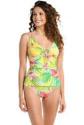 La Blanca Calypso Floral Tankini Top