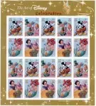 USPS 2005 The Art of Disney: Celebration Full Sheet 37 Cent Stamps