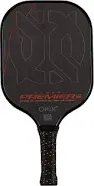 Onix Raw Carbon Evoke Premier 16mm Pickleball Paddle Matt Wright Standard Black