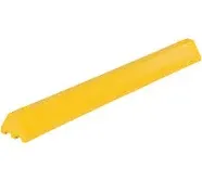 Vestil Recycled Plastic Car Stop 48 In. x 6 In. x 4 In. Yellow