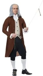 California Costumes Ben Franklin/Colon<wbr/>ial Man Men&#039;s Costume, Medium (Used)