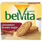 Nabisco Belvita Breakfast Biscuits, Cinnamon Brown Sugar - 5 pack, 8.8 oz box