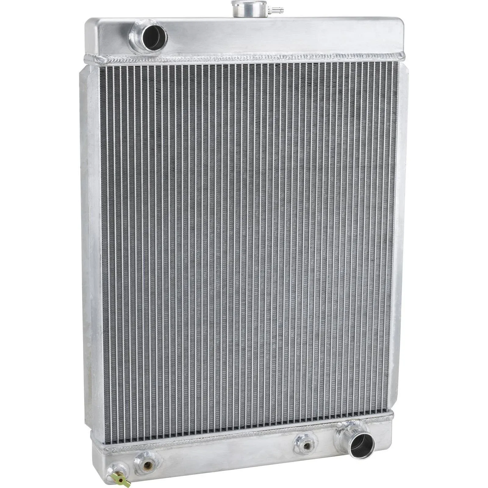 NEW 27&#034; DOWNFLOW ALUMINUM RADIATOR,TRANS<wbr/>MISSION COOLER,1900-60 CHEVY,STREET ROD