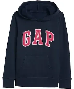 GAP Sudadera con capucha y logotipo para bebé niña