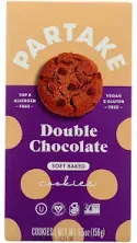 Partake Foods Soft Baked Cookies Double Chocolate