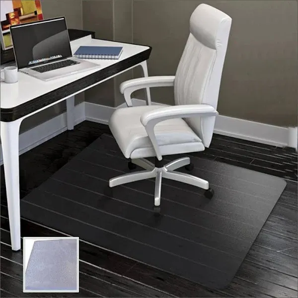 SHAREWIN Chair Mat 36&#034;x47&#034; Clear PVC Floor Protector Heavy Duty Hard Wood Floors