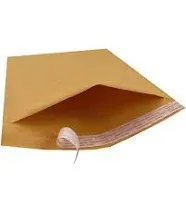 Amazon Basics Kraft Bubble Mailer, 6&#034; x 10&#034; (Internal Size - 50 pack, Brown 